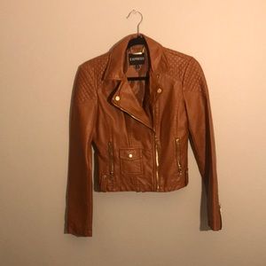 Express Faux Leather Coat